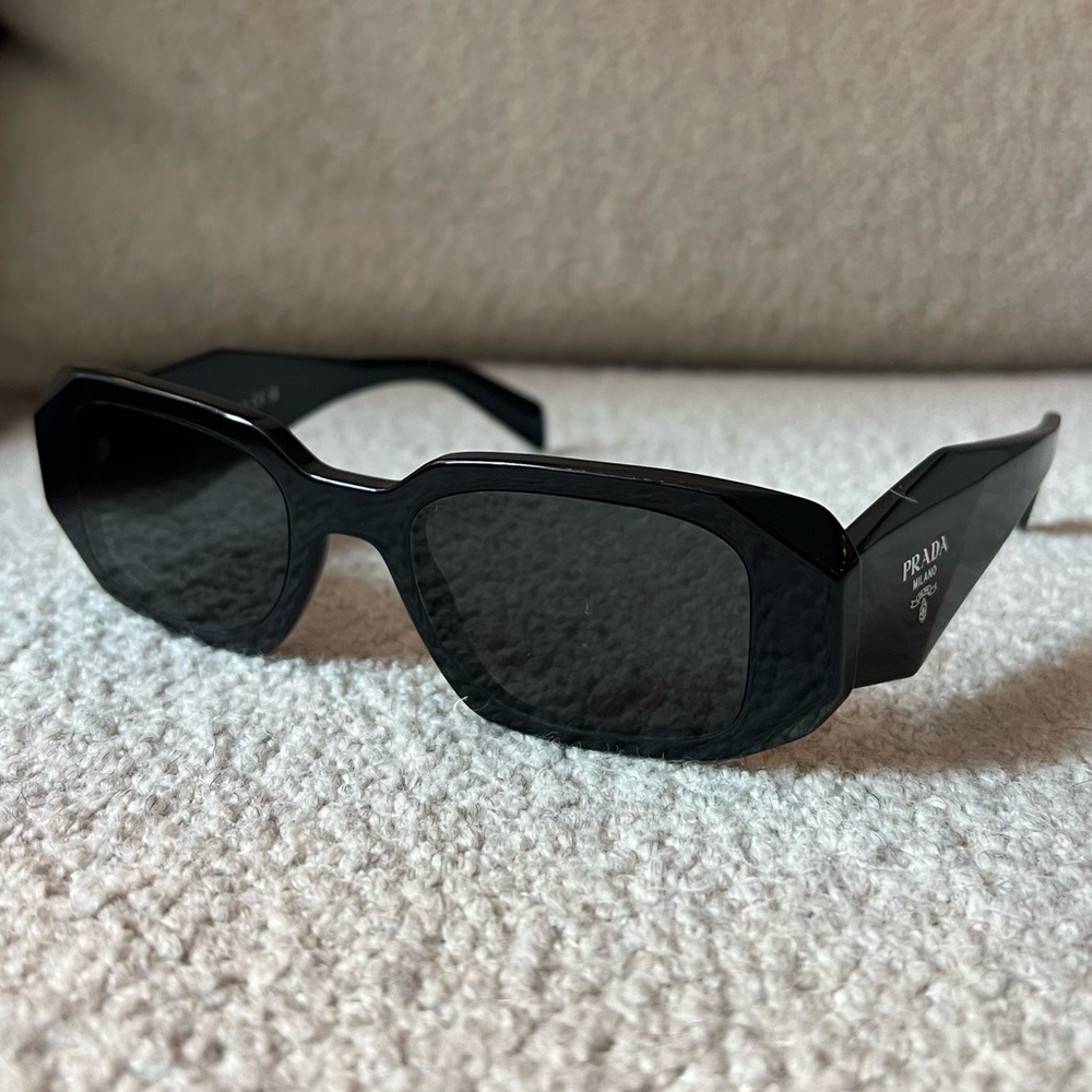 Prada Symbole Rectangular Sunglasses
